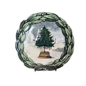 John Derian for Target Stoneware Appetizer Plates 2025 Christmas Tree  Set Of 3